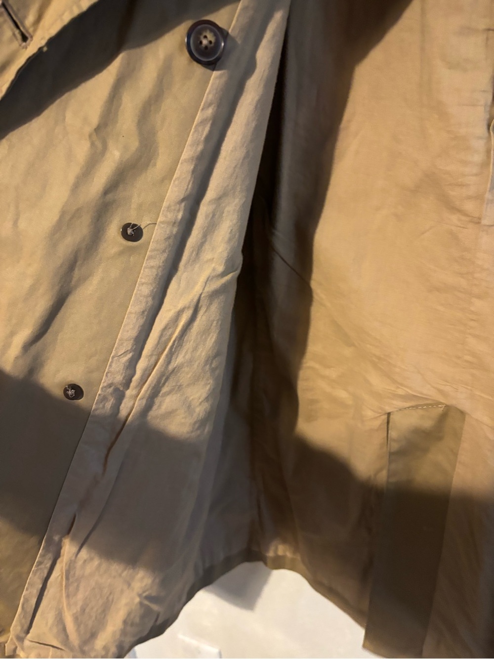 Madewell Tan Trench Coat - Picture 5 of 5